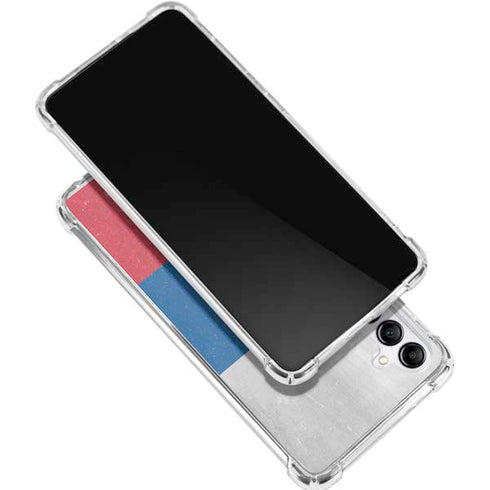 Slovakia Flag Distressed Gabb Phone 4 Clear Case